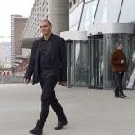 El nuevo ministro griego de Finanzas, Gianis Varoufakis, a su salida del Banco Central Europeo (BCE).