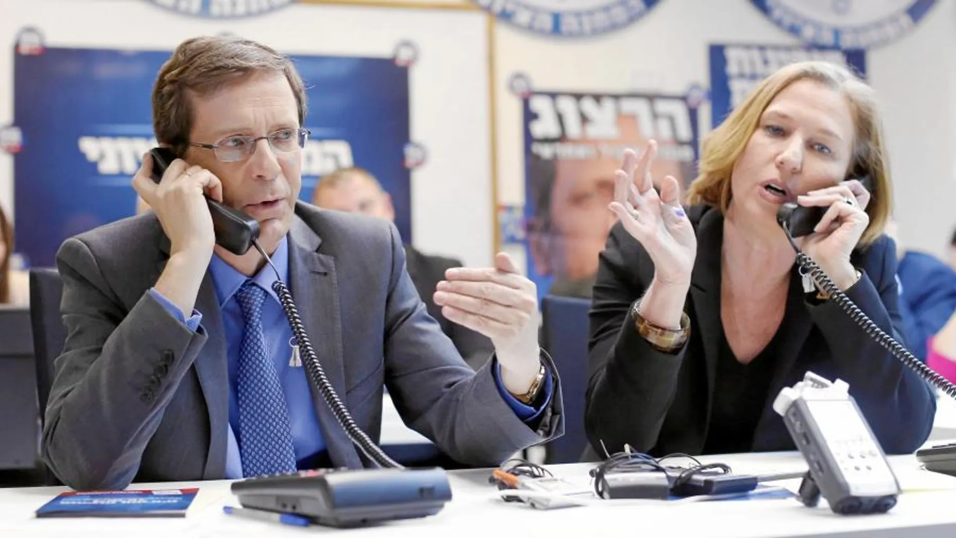 CONTRA RELOJ. Hertzog y Livni llaman personalmente a los indecisos, ayer