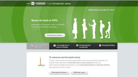 Nueva convocatoria del plan de becas de postgrado de Unicaja Banco y Esesa
