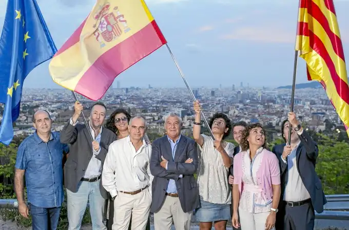Sociedad civil: Una imagen en defensa de la Cataluña real