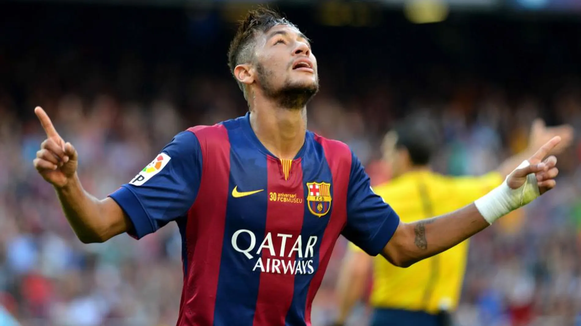 El jugador blaugrana Neymar Jr