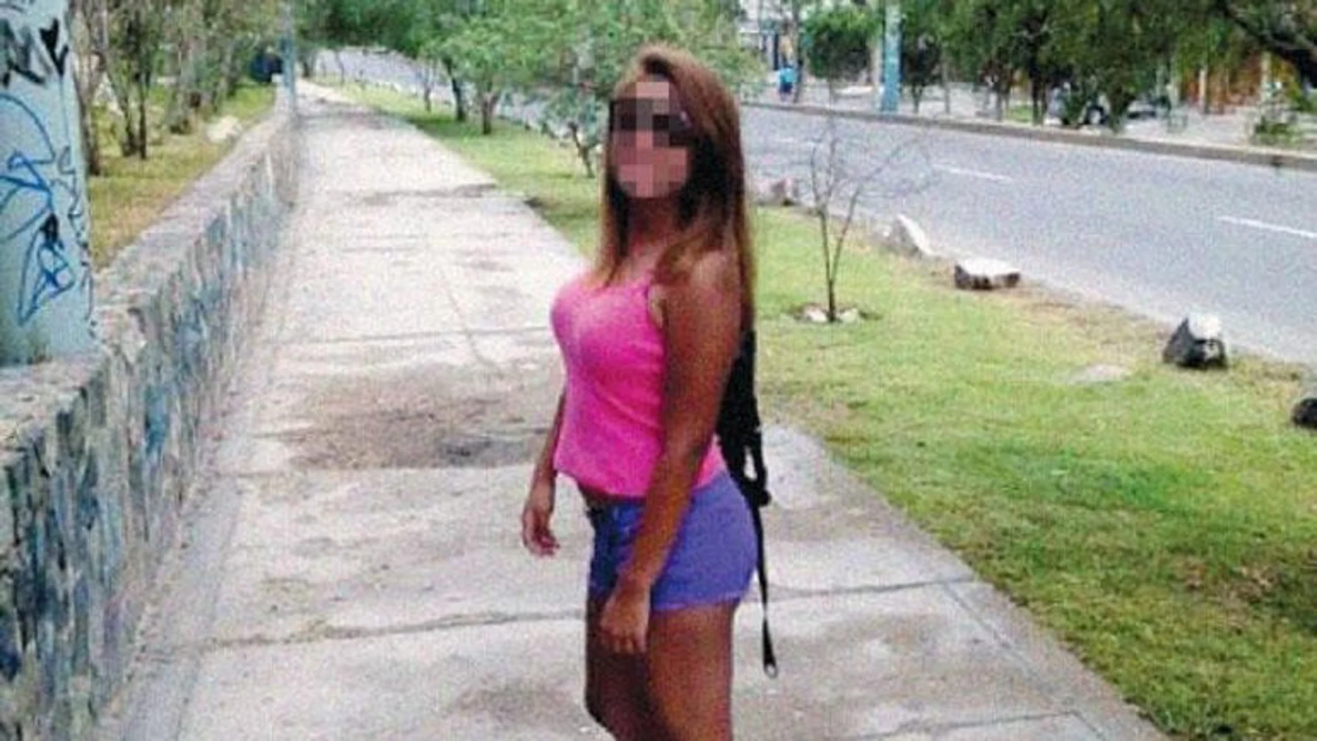Una de las imágenes de que la menor subió a Facebook