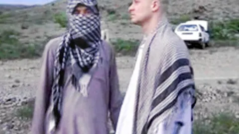 Bergdahl, al ser liberado