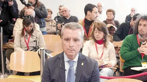 Ortega Cano, durante el juicio por el accidente mortal en el que falleció Carlos Parra, que se celebró el pasado mes de marzo