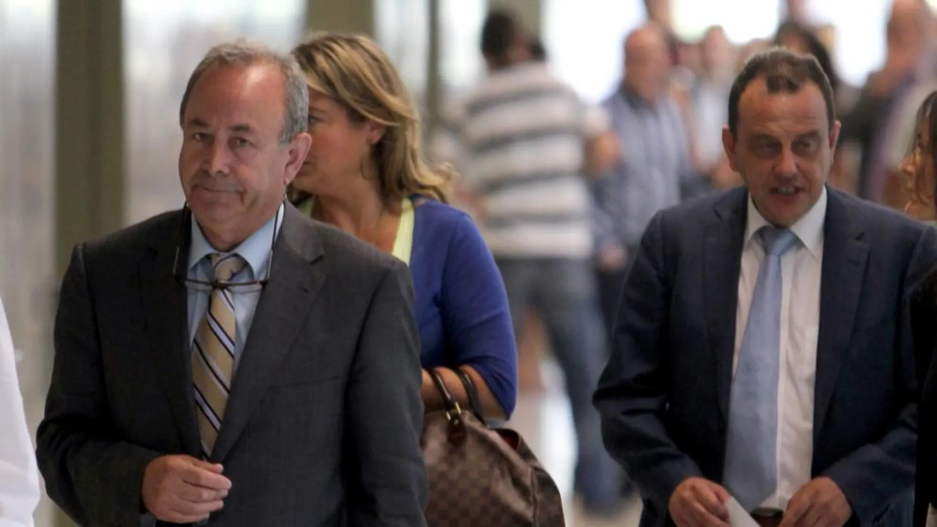 El juez del caso Nóos, José Castro (i), y el fiscal Pedro Horrach (d)
