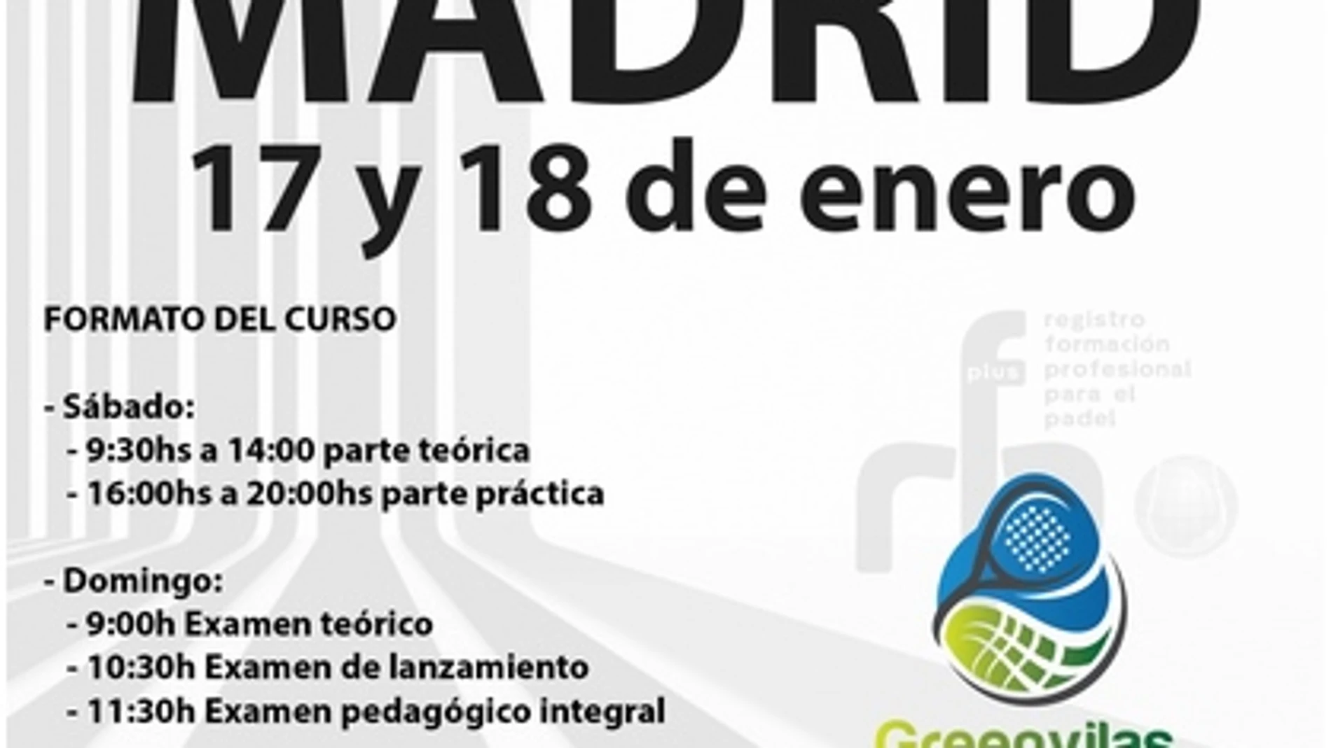 Cartel del curso.
