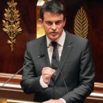 El primer ministro, Manuel Valls, durante su intervención ante la Asamblea francesa