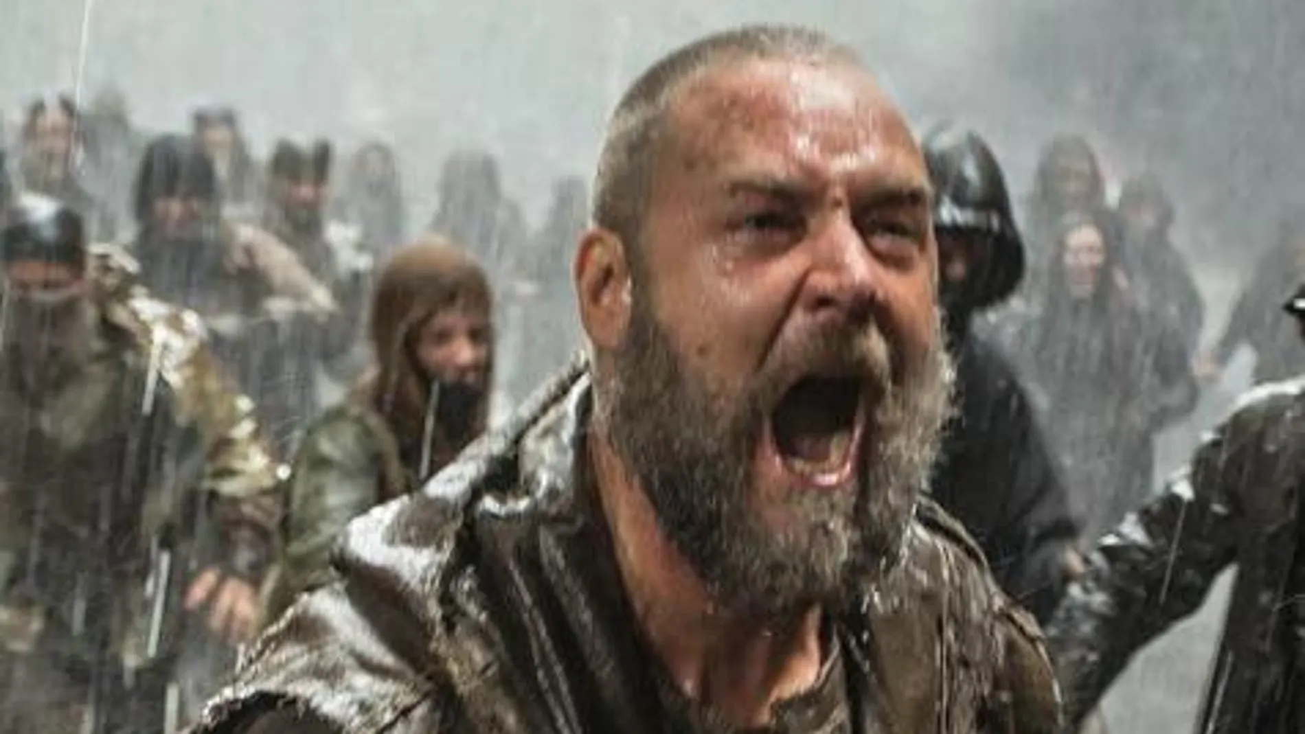 Russel Crowe en el papel de Noe, una de las últimas películas estrenadas basadas en la Biblia