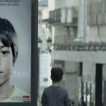 Cartel de una campaña contra el maltrato infantil