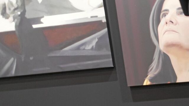 Fátima Báñez en un retrato de Miguel Aguirre, en Solo Projects