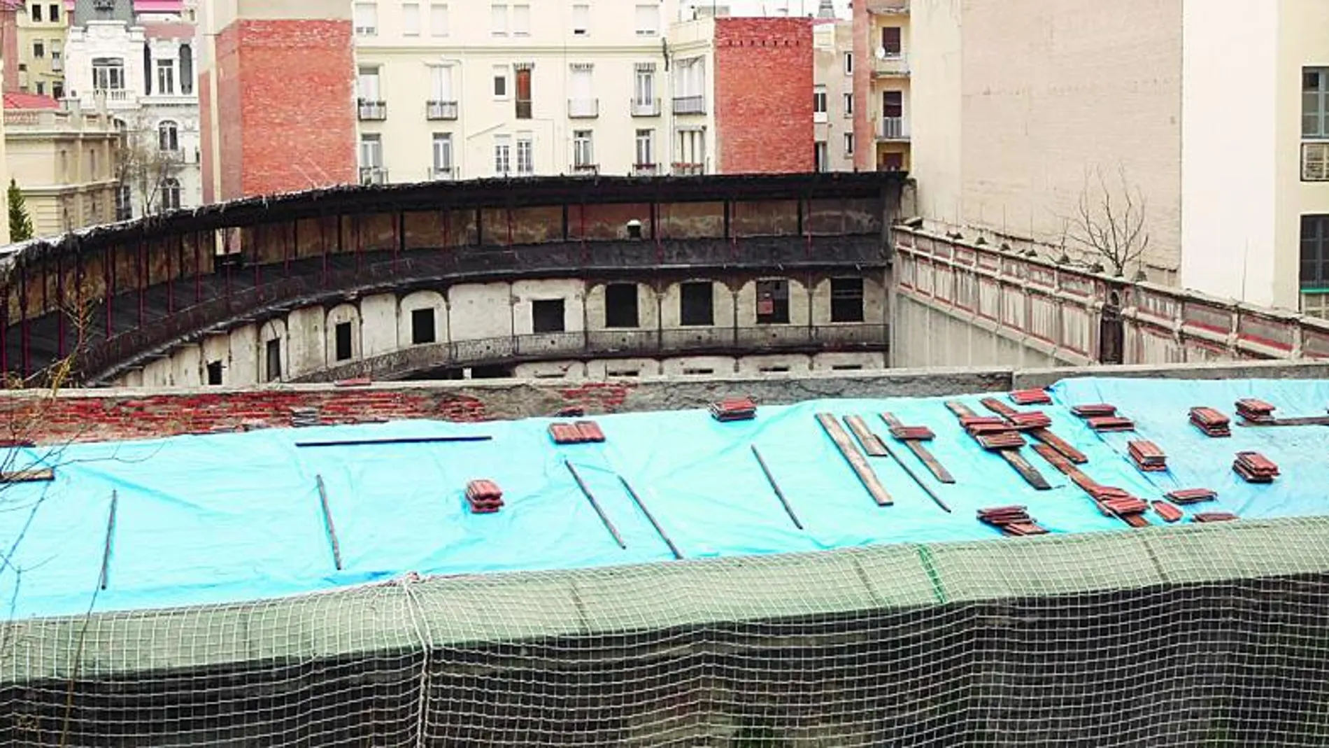 En 2010 el consistorio madrileño realizó un apuntalamiento preventivo para evitar que parte de la estructura se derrumbase