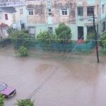 Imagen de las inundaciones en La Habana