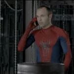 Iniesta, Valdés, Diego López y Arbeloa se convierten en Spider-man en un spot de Sony