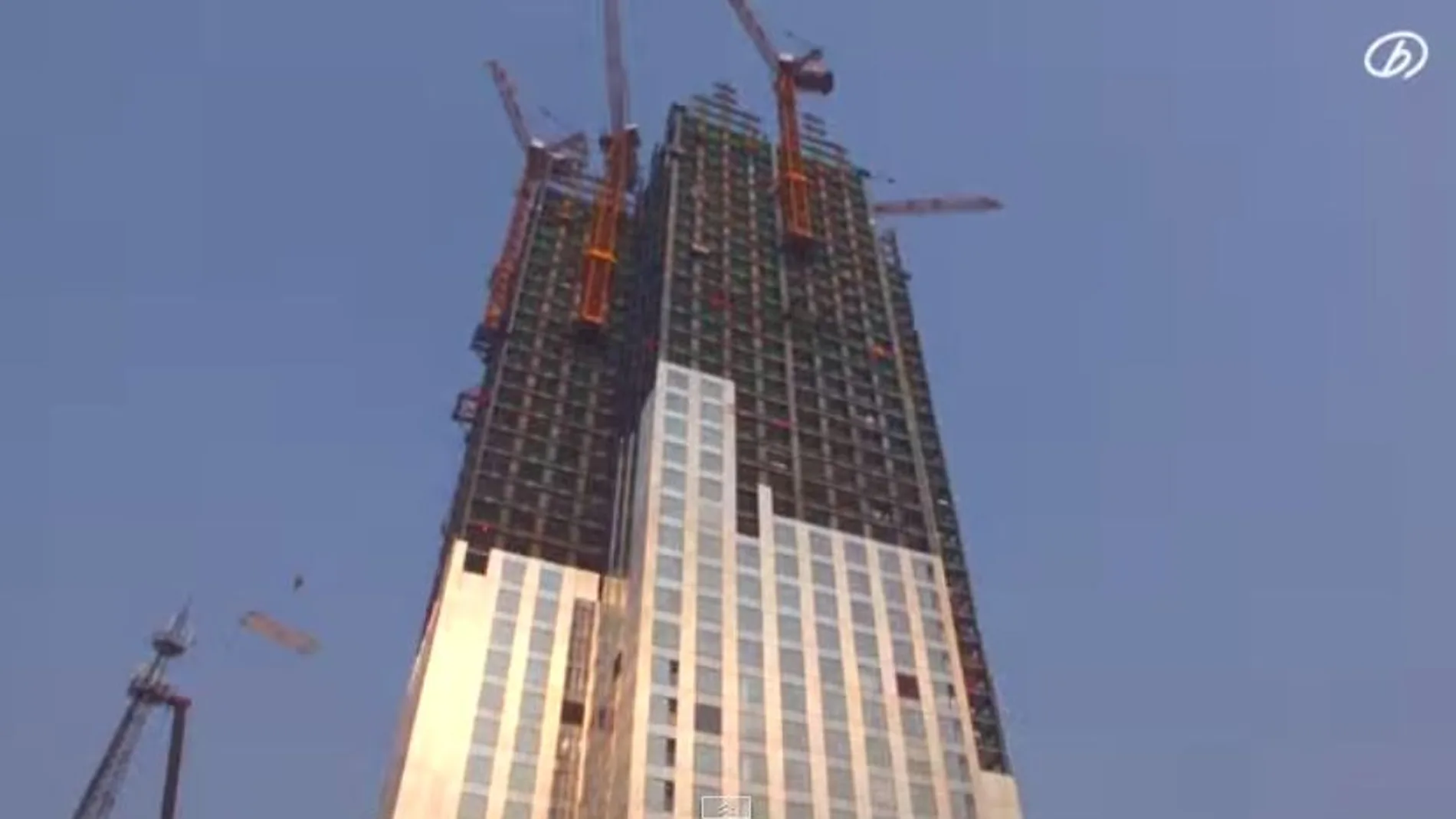 Una constructora china logra edificar un rascacielos de 57 pisos en 19 días