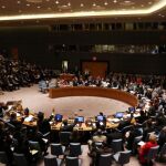 Reunión del Consejo de Seguridad de la ONU acerca de la epidemia de Ébola en Africa Occidental el pasado 18 de septiembre.