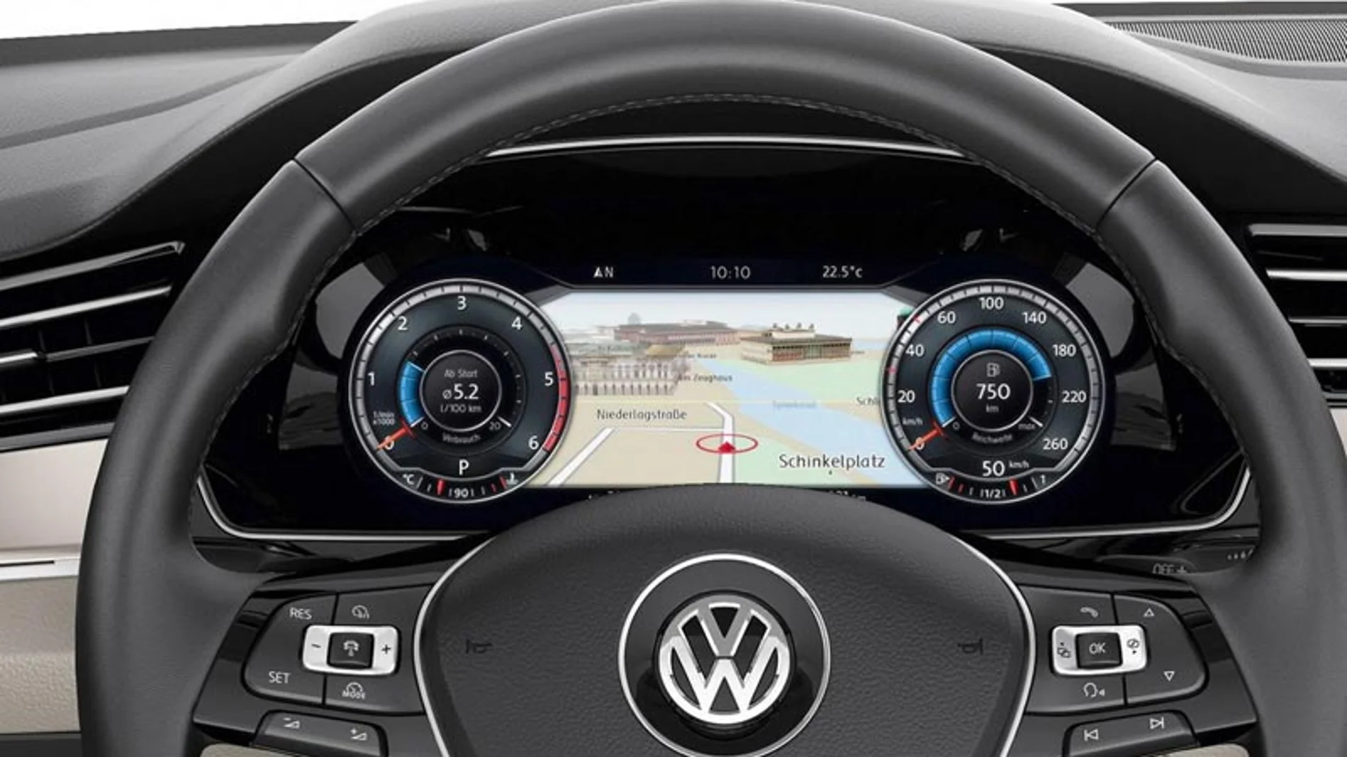 El nuevo Passat estrena el Digital Cockpit (cuadro de instrumentos digital).