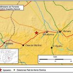 Lugar donde se ha producido el terremoto de Albacete.