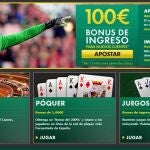 Imagen de una web de apuestas deportivas
