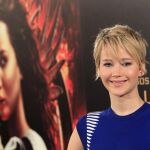 La actriz Jennifer Lawrence que interpreta a Katniss Everdeen