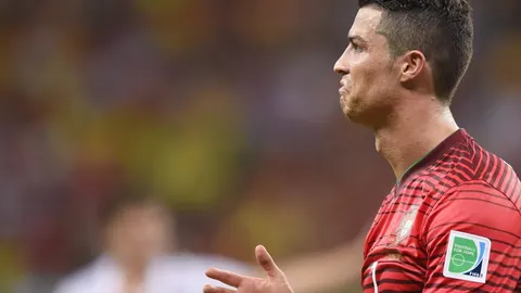 Cristiano Ronaldo durante el partido