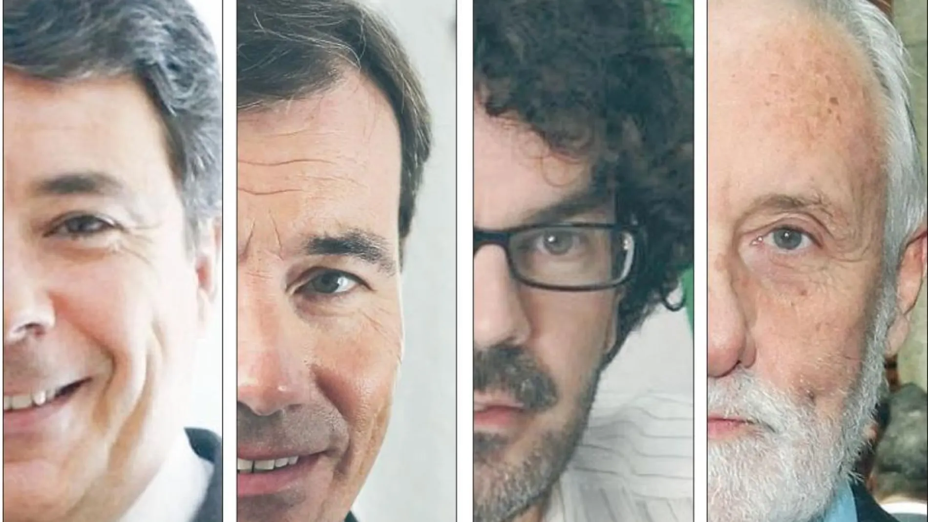 Igancio González, Tomás Gómez, Eddy Sánchez y Luis de Velasco