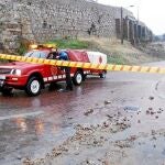 El temporal e intensas lluvias provocan numerosas inundaciones en Salamanca