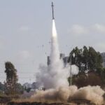 El sistema de defensa israelí ha interceptados de los misiles lanzados desde Gaza.