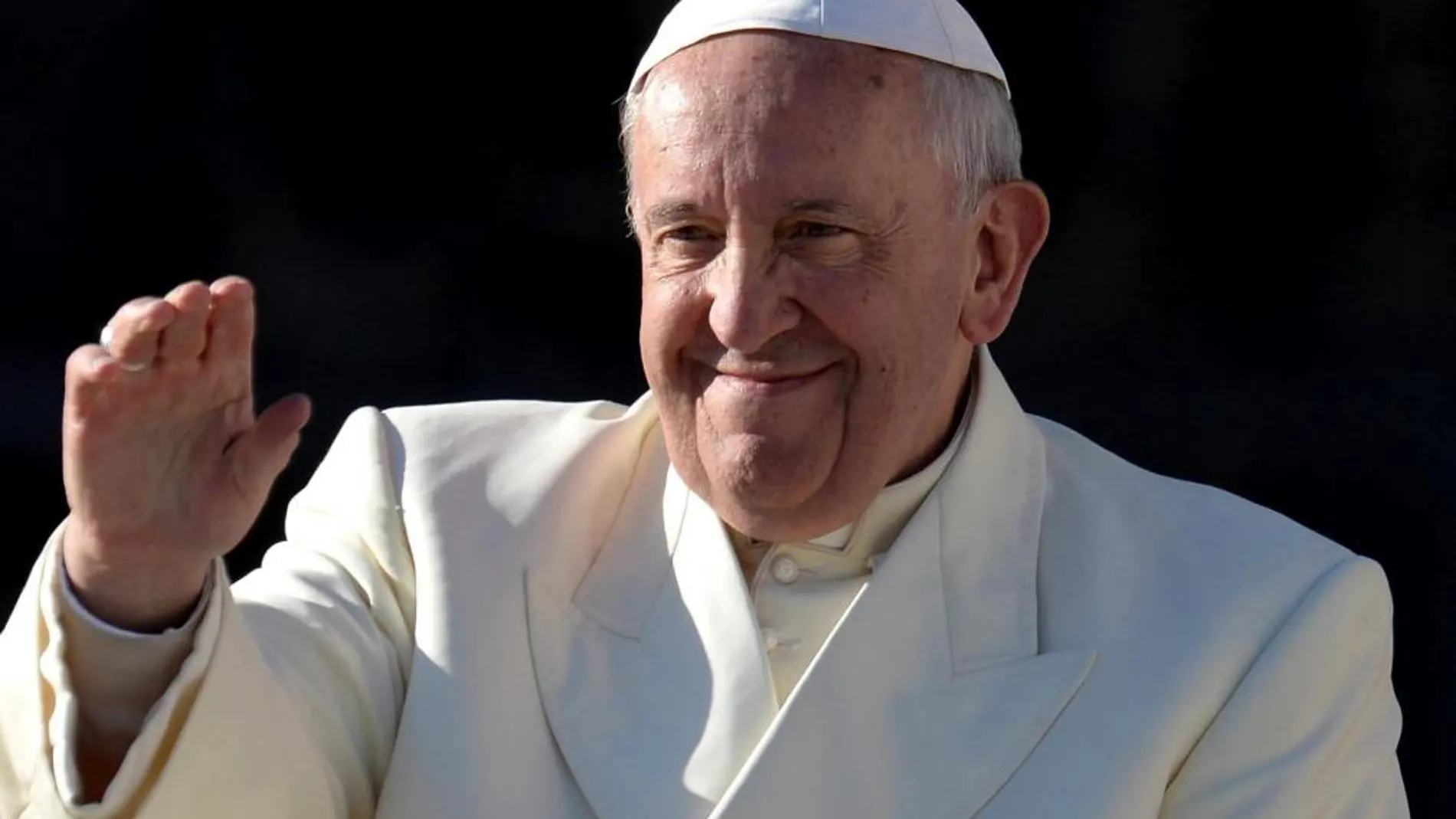 El Papa Francisco tras la audiencia general de los miércoles