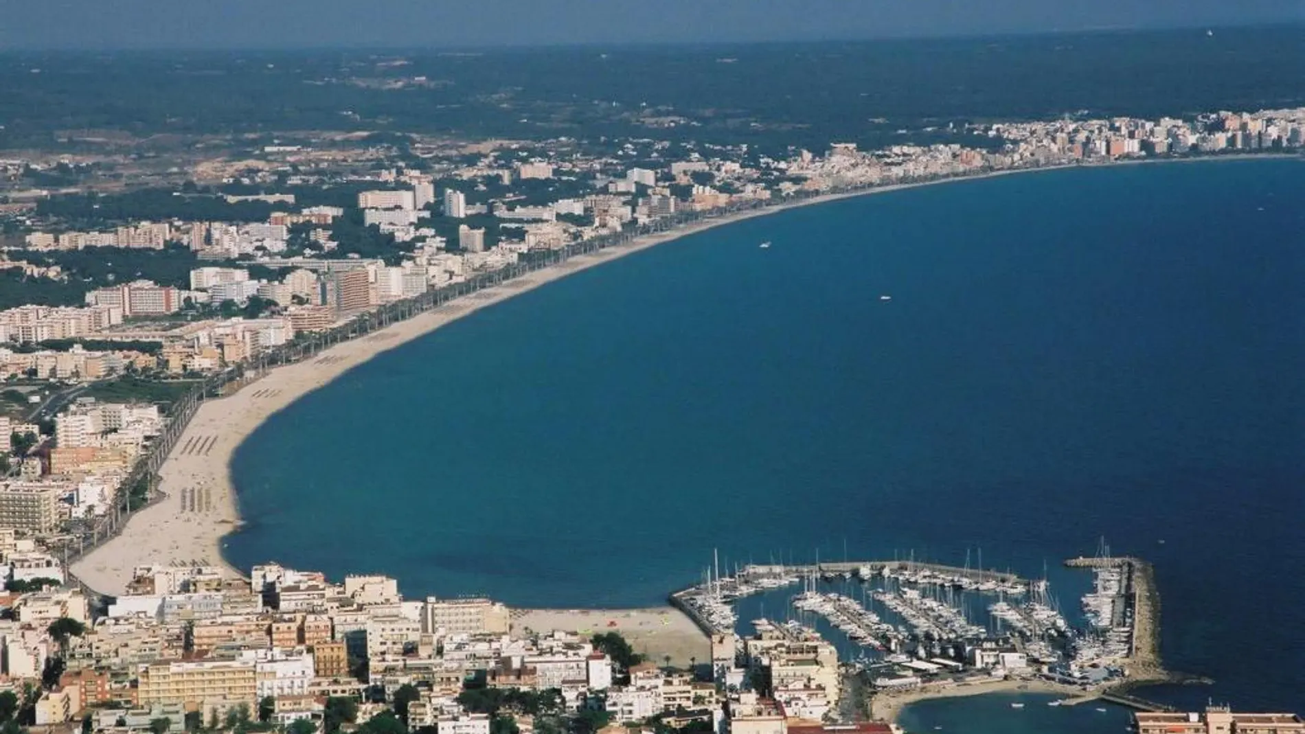 Panorámica de la bahía de Palma