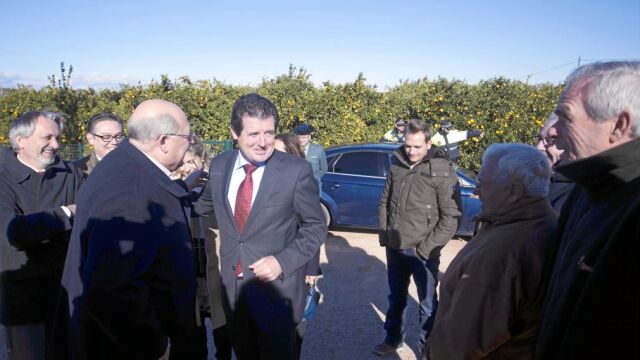 Císcar en un reciente acto con agricultores