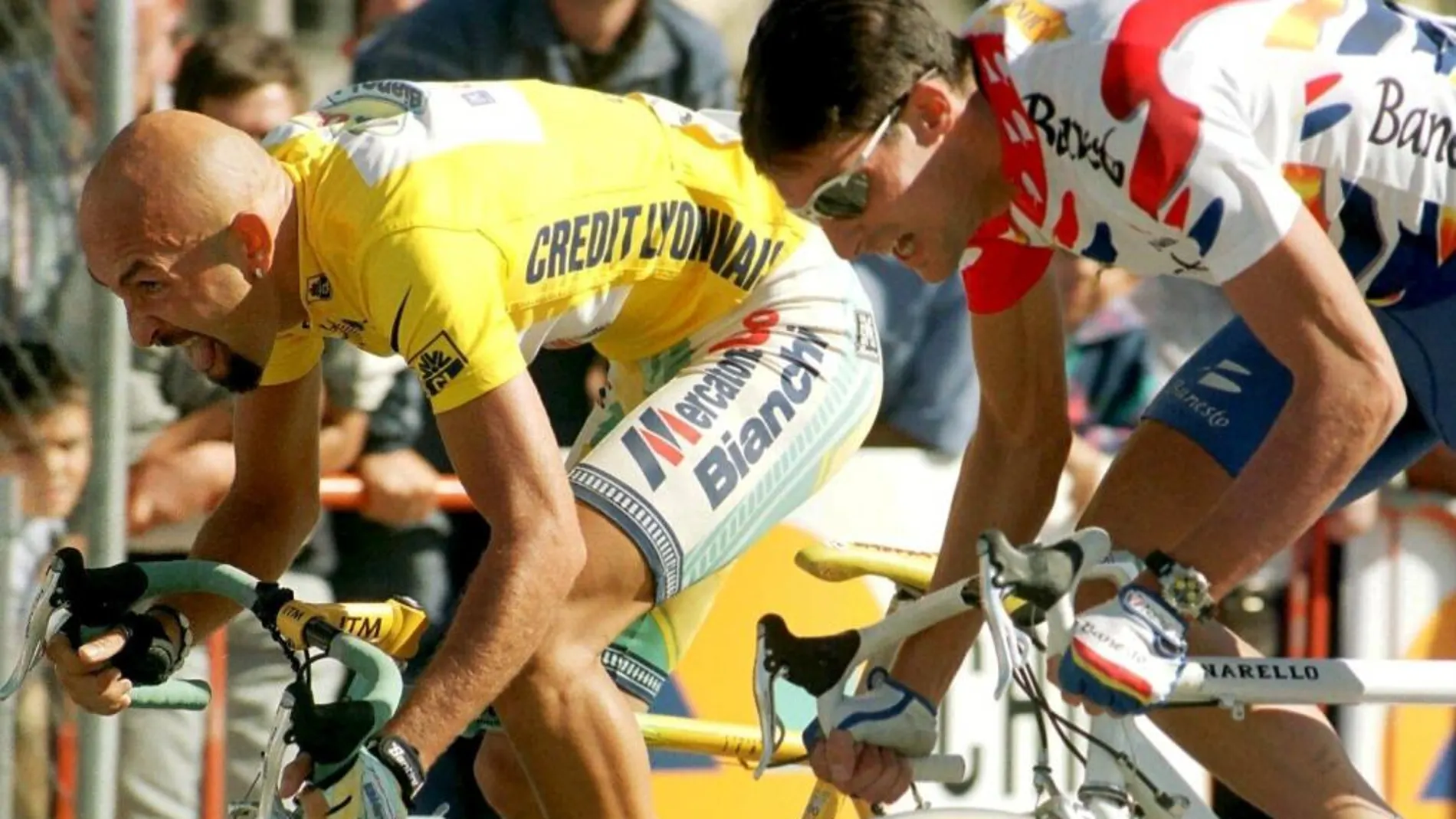 Marco Pantani y Jose Maria "Chaba"Jimenez, dos ciclistas fallecidos víctimas de problemas personales.