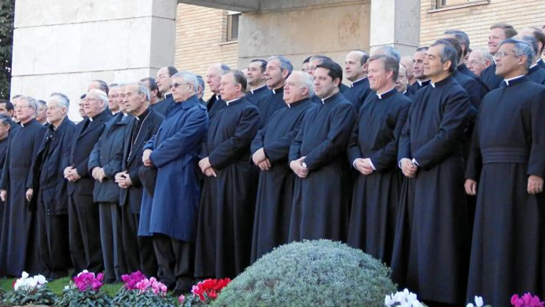 Foto de familia del Capítulo General de la congregación religiosa, celebrado en enero de este añoÇGG