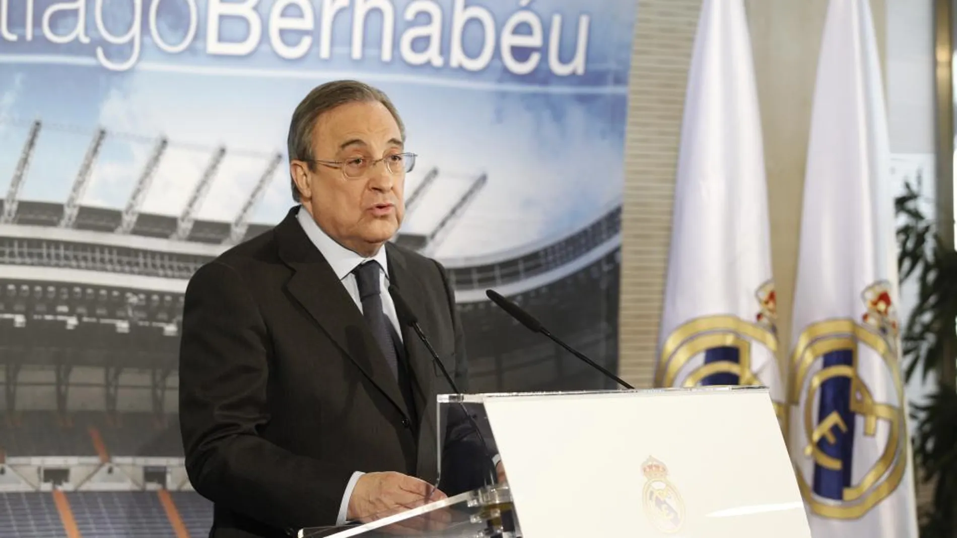 El presidente del Real Madrid C.F, Florentino Pérez