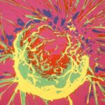 Imagen microscopica de cáncer de mama a nivel celular
