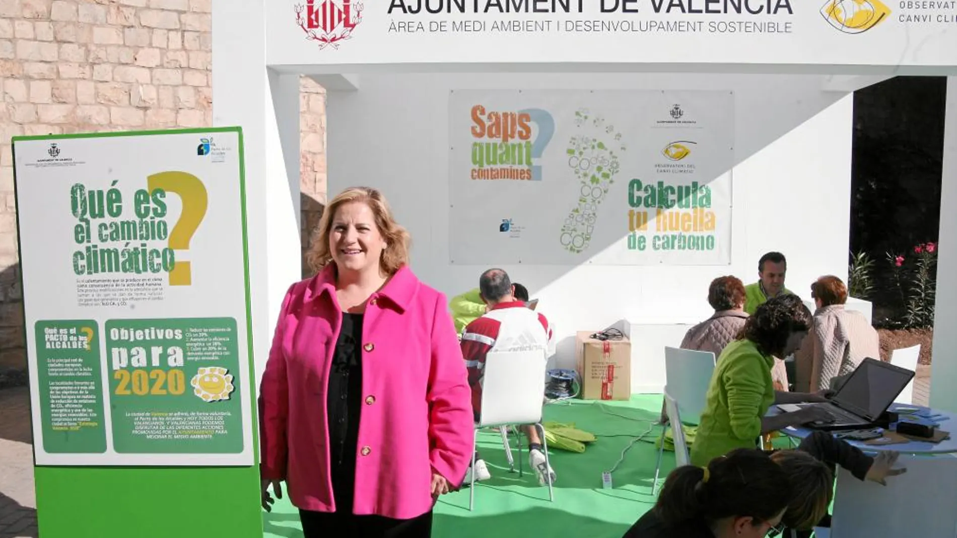La concejala de Medio Ambiente estuvo presente durante la iniciativa