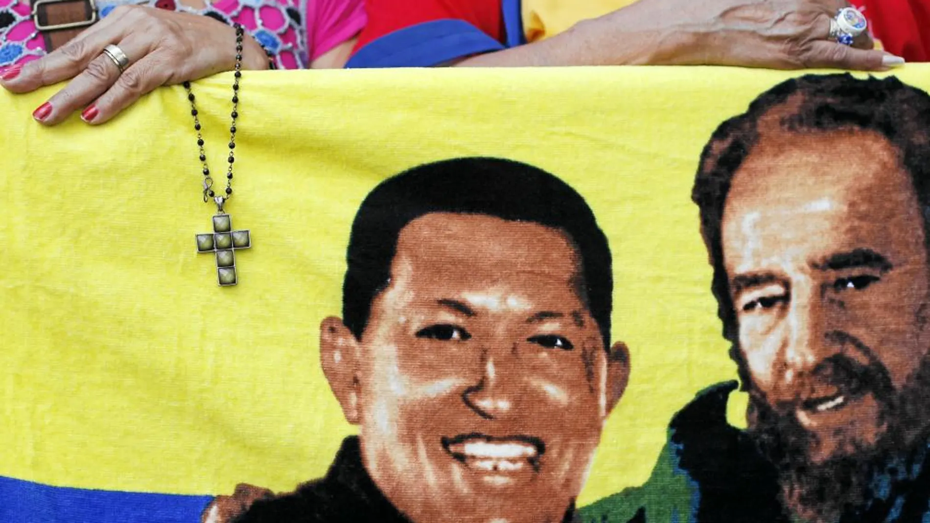 Las muestras de apoyo al presidente venezolano, Hugo Chávez, (en la imagen junto a Fidel) se sucedieron durante la inauguración de la Asamblea Nacional, ayer en Caracas