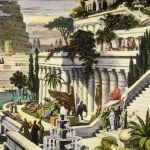 Recreación de los jardines de Babilonia