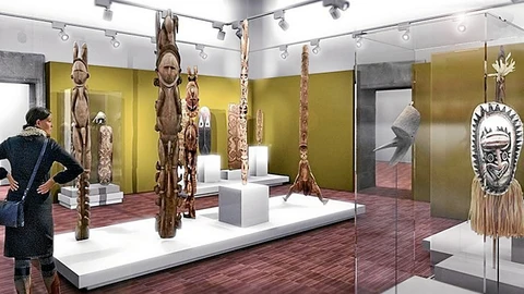 Una recreación de una de las futuras salas del museo de la calle Montcada
