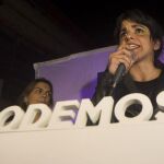 La candidata de Podemos a la Presidencia de la Junta, Teresa Rodríguez.