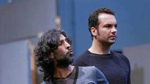 Sotelo (izda.) y Cañizares (durante un ensayo) se conocen desde hace tiempo.