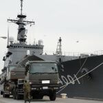 Efectivos de las Fuerzas de Auto Defensa de Japón