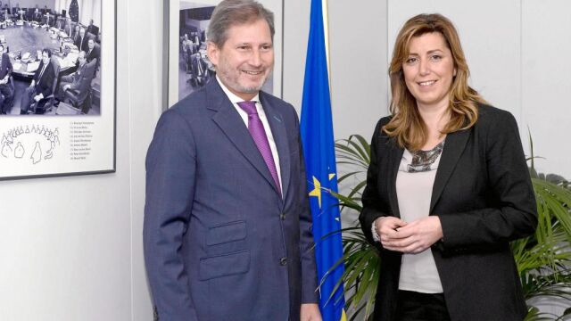 Díaz cierra su viaje a Bruselas con un nuevo ejercicio de confrontación