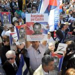 Protesta en Miami contra el Gobierno de Castro en 2010.