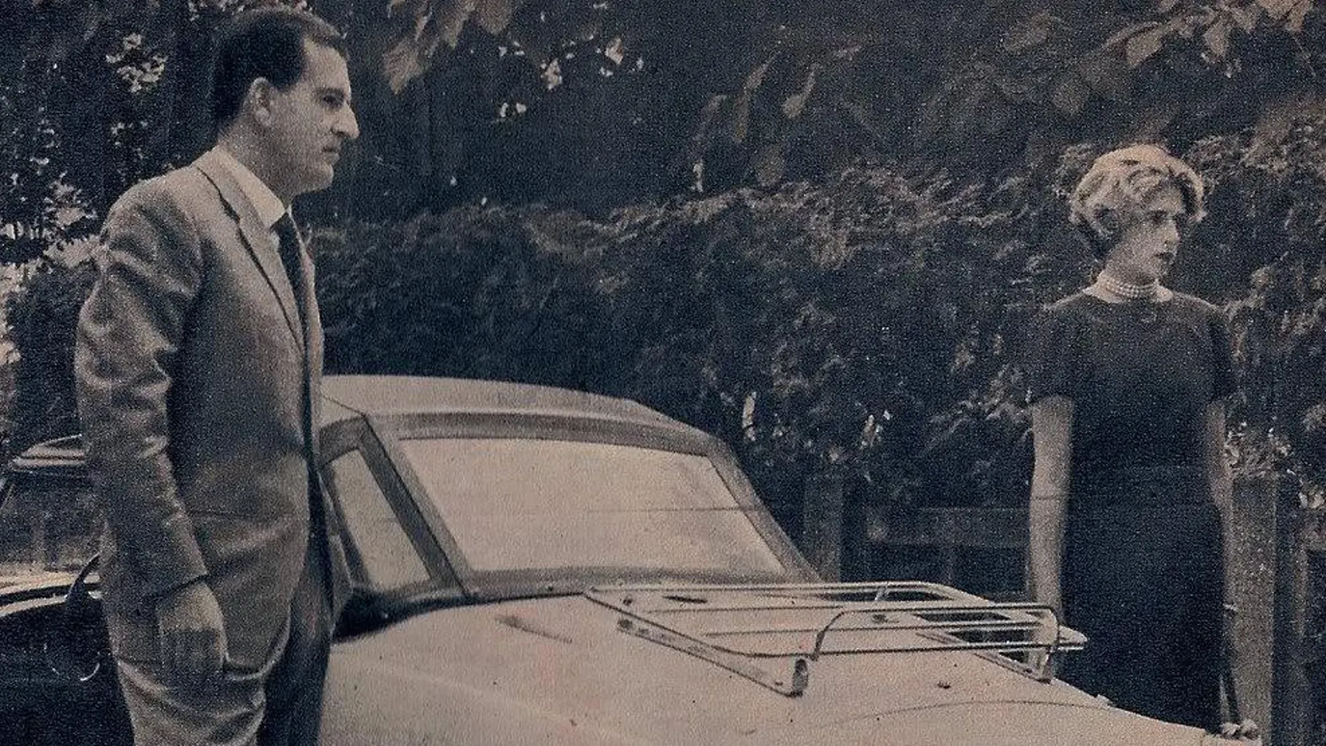 Los aristócratas italianos Clemente Lecquio di Assaba junto a su esposa, Alessandra, en una imagen tomada en los años 60