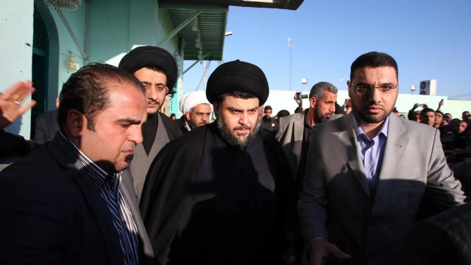 El clérigo radical chií iraquí Muqtada al Sadr, en una imagen de archivo.
