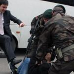 Imagen de la agresión del asesor de Erdogan