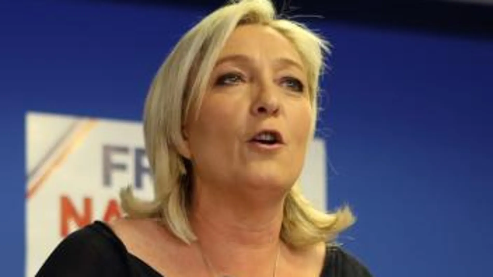 Comparecencia de Marine Le Pen tras hacerse públicas las primeras estimaciones