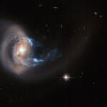 La galaxia en espiral NGC 7714