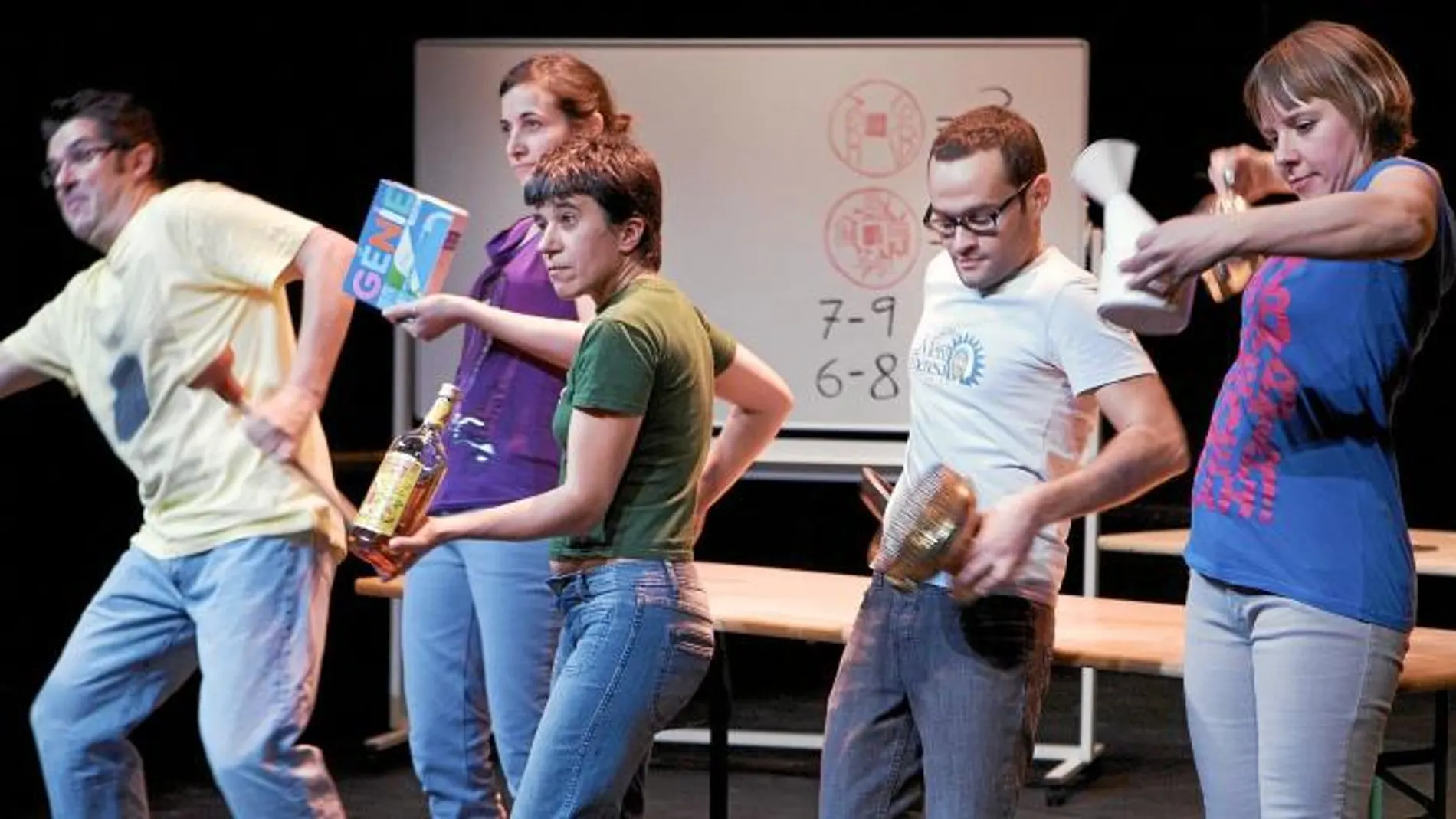 Actuación teatral durante «Escena Abierta»