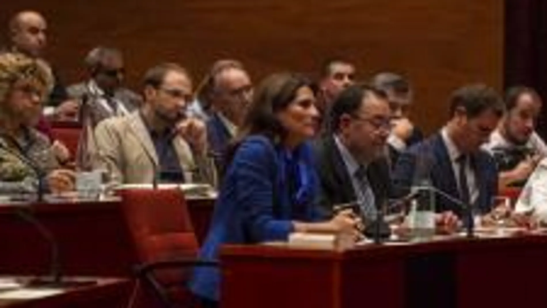 El expresidente de la Generalitat, Jordi Pujol, durante su comparecencia.